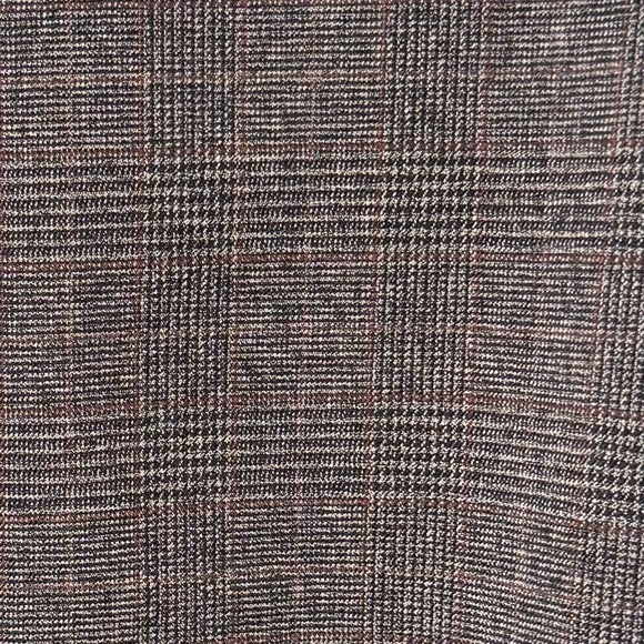 NWT Banana Republic Glen Plaid A-Line Dress Size 8 Brown Workwear Classic $90 - Picture 5 of 11